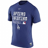 L.A. Dodgers Nike 2016 Collection Legend Team Issue Spring Training Performance WEM T-Shirt - Royal Blue,baseball caps,new era cap wholesale,wholesale hats